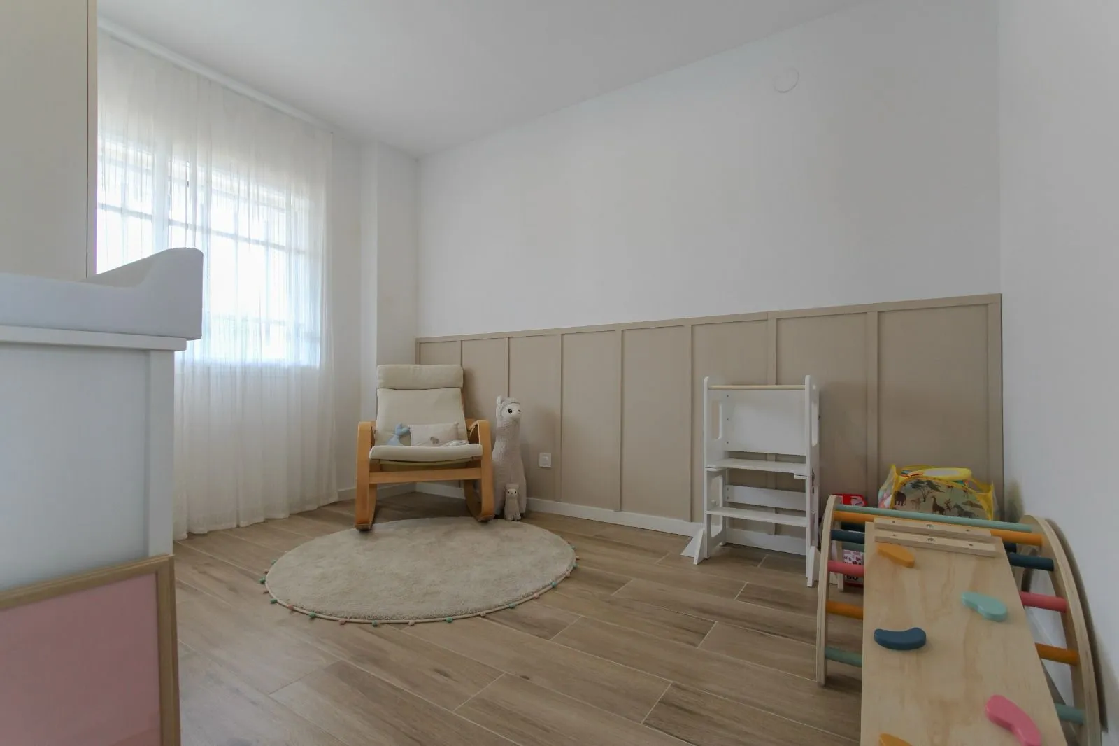 Detalle de acabados interiores reformados